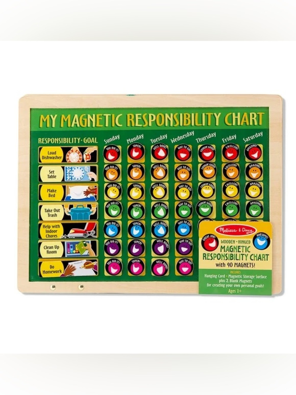 Melissa & Doug Magnetic Responsibility Chart